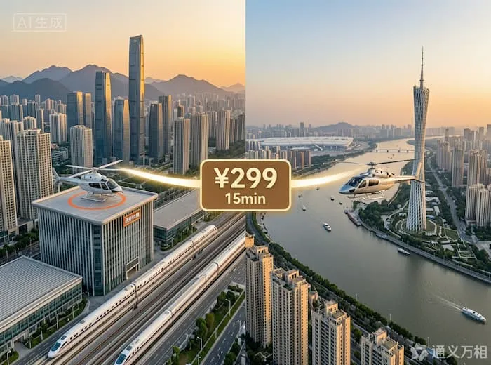深圳广州空中出租车同日开闸:299元打“飞的”跨城,但最值得看的不是票价
