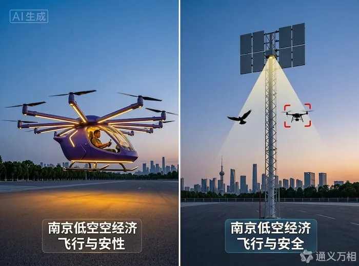 南京低空产业大会落幕:30万元的“飞天摩托”与一双盯住“低慢小”的雷达眼