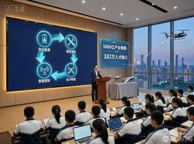 广州“院士专家校园行”解锁低空立体经济：一场讲给中学生的课，为什么讲的是产业底层逻辑