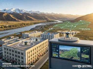 西藏首个低空经济产业园：一个“零资源”社区的“向天空要发展空间”实验