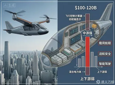 国汽战略院发布《飞行汽车发展报告2.0》：全球eVTOL融资100-120亿美元，但90%整机企业将在5年内出局