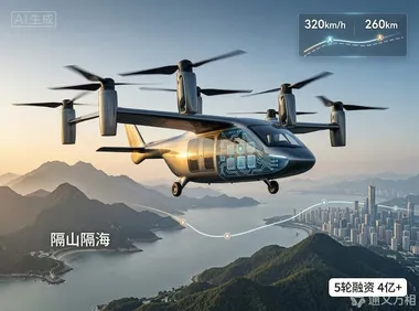 蓝色向量Skyla V30亮相数贸会：6座2吨级倾转旋翼eVTOL，瞄准“隔山隔海”的城际出行，半年融资4亿+