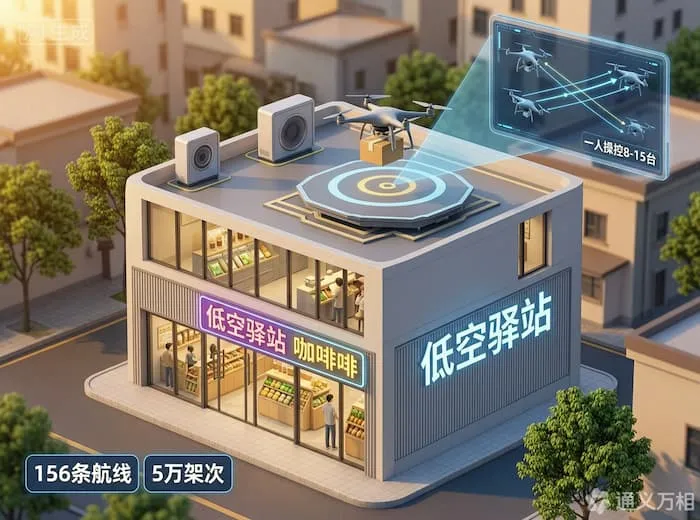 智航飞购“低空驿站+智航云擎”双层模式:用便利店养起降坪,156条航线跑出零事故的“自我造血”样本