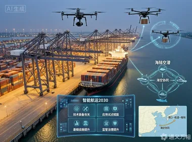 四部门印发《智能航运2030行动计划》：当“海陆空潜”无人体系从演练走向国策，“低空+航运”的协同拐点已至