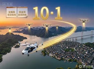国庆黄金周前夜：低空文旅“抢飞”背后，一场被低估的现金流验证战