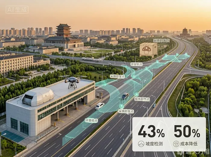 陕西交控“路空一体”模式成型:6座机巢跑通绕城巡检,边坡隐患发现率提升43%,山区物流“采摘即发货”