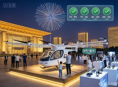 南昌国庆让亿航EH216-S“走进集市”：载人eVTOL的公众认知窗口，比适航取证更难打开