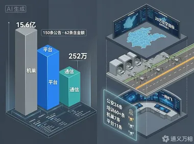 150条采购公告透视低空基建：机巢与平台双线推进，15.6亿预算里藏着“从买装备到买体系”的拐点