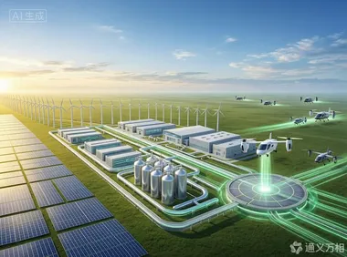 2000亩绿电产业园开工：全国最大“绿电制氢+甲醇动力+eVTOL”零碳低空基地，把三个百亿赛道焊在了一起