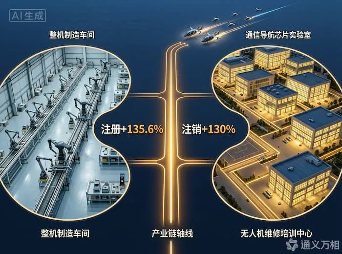 低空经济企业15.7万家背后:注册量激增135.6%,淘汰赛悄然提速